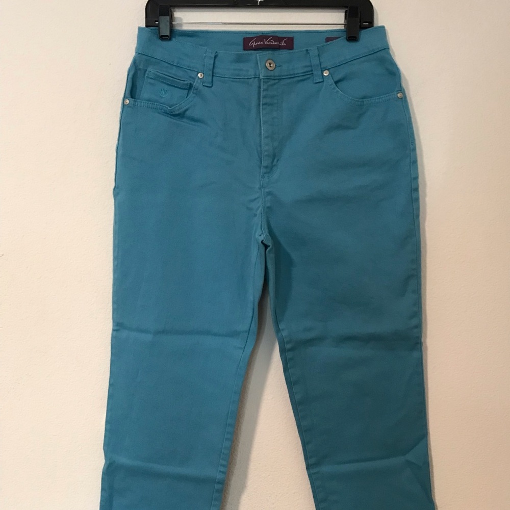 Gloria Vanderbilt Teal High-Rise Women's Jeans